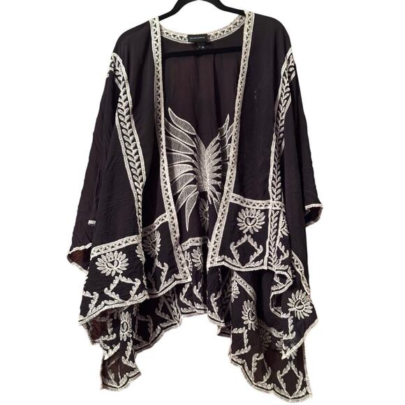 LIV Los Angeles Jackets & Blazers - LIV Los Angeles 3X Butterfly embroidered Kimono Boho Bohemian western